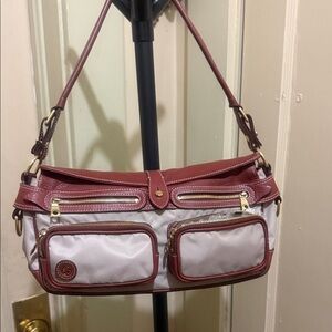 Stylish Two-Tone Shoulder Bag